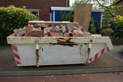 Construction site with proper waste clearance services in Sydenham
