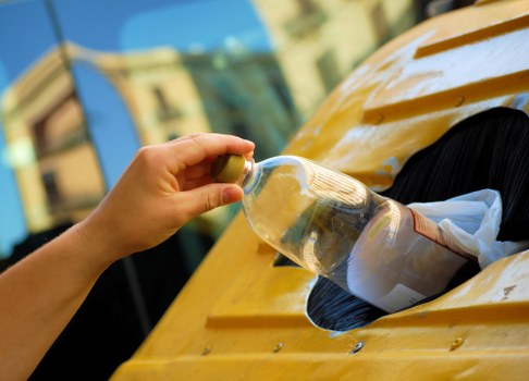 Recycling bins for household waste