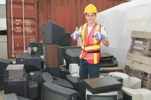 Smart waste bins with sensors