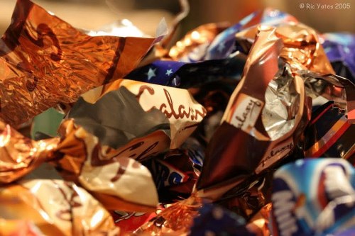 Worker explaining written quote to client